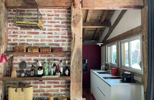 Messanges House | Luxury reconverted barn house classified * with charm and character and large picture windows in the middle of a huge wooded park near the ocean