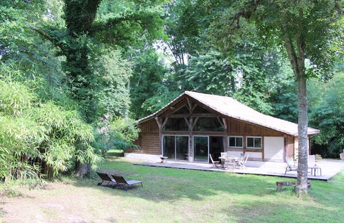 Messanges House | Luxury reconverted barn house classified * with charm and character and large picture windows in the middle of a huge wooded park near the ocean