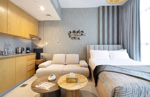Sharjah Apartment | Luxury Studio Apartment in Al Mamsha - Pebble studio