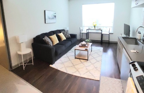 Del Ray Apartment | Luxury Studio ~ Min to New Metro/OldTown/DC/DCA/Free Garage Parking/Wifi/Pool