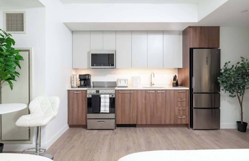 Central Square Apartment | Luxury Studio with King bed Gym near MIT Harvard in Central Square!