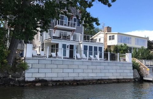 Meredith House | Luxury Villa- Waterfront on Lake Winnipesaukee w/Boat Dock- Meredith Bay
