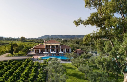 Agia Marina Villa | Luxury Villa with Private Pool, Tennis Court & Vineyard | Aneli Villa Anastasia