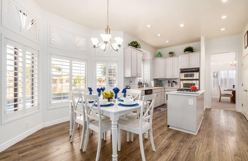 Val Vista Lakes House | Luxury Waterfront Home w/GAME ROOM & HEATED POOL