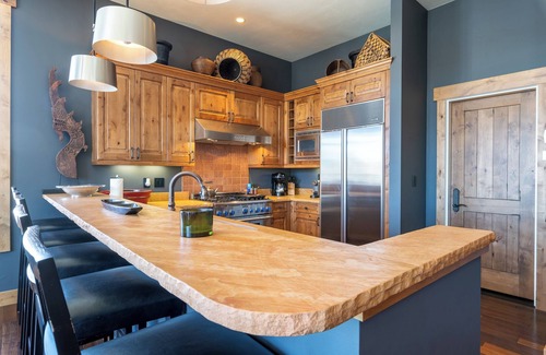 Mountain Village Condo | Luxury Winter Condo by InvitedHome | Walk to Ski, Mountain Views, Sleek Design