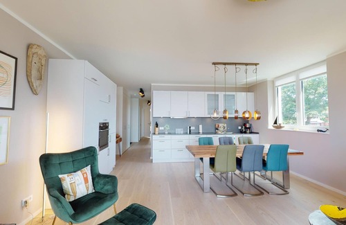 Pelzerhaken Apartment | Luxus-neubau-ferienwohnung für 6 Gäste in Strandlage mit Sauna und Meerblick!