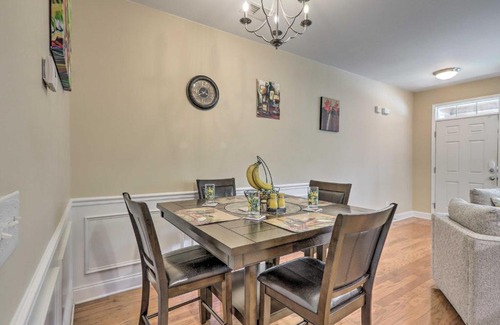 Macon House | Macon Townhome with Patio - 5 Mi to Downtown!