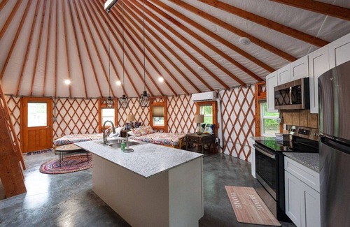Elkland Cabin | Maggie's Modern MEGA and MINI YURTs - 30&16ft