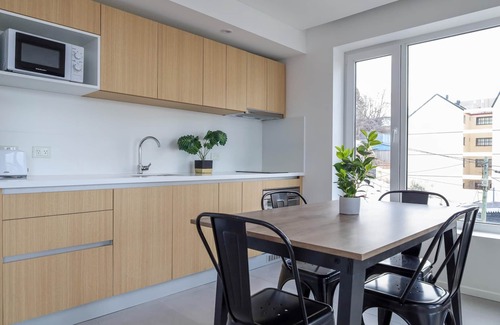 Province of Tierra del Fuego Apartment | Main Street One-Bedroom Apartment with Balcony, Sea and city view