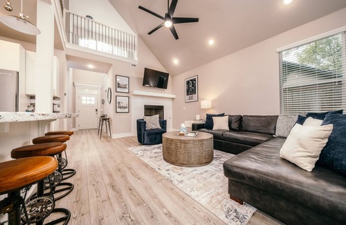 Downtown House | Main St Home w/Hot Tub - Walk to Downtown & Trails