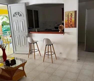 Jabrun House | Maison confortable à Morne-à-l'Eau, 60 m² avec jardin