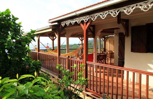 Deshaies House | Maison de 3 chambres a Deshaies a 500 m de la plage avec vue sur la mer jardin clos et wifi