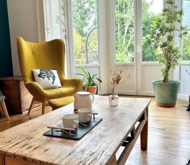 Quelmer - La Passagere House | Maison de charme 4 chambres, vue Rance et jardin