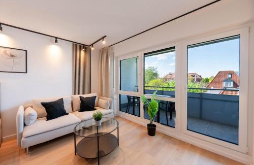 Ludwigsburg Apartment | Malu Rooms - im Zentrum, Kostenloser Parkplatz, Balkon, Netflix, 24h Checkin