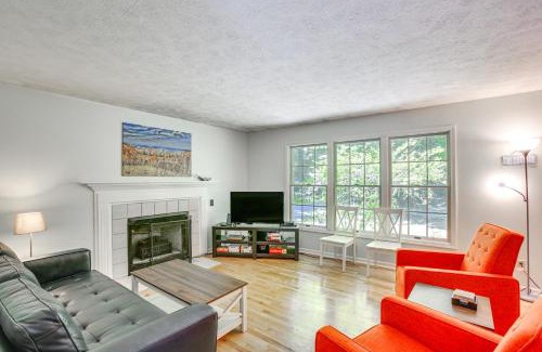 Cedar House | Manor Green Cedar Home with Fire Pit, 3 Mi to Lake!