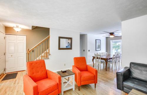 Cedar House | Manor Green Cedar Home with Fire Pit, 3 Mi to Lake!