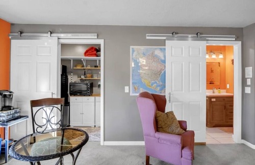 Newton Apartment | Marigold Sunrise Studio Apt. Short or Mid-Term Rental. Sleeps 4