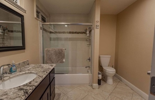 South San Jose House | Master bedroom, King bed ,private entry ,ensuite bath + kitchen access