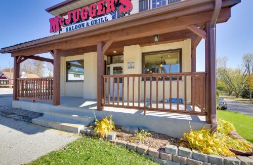 Campbellsport Apartment | McJuggers Loft Walk to Lake, Park, Restaurants