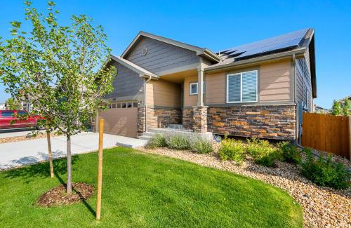 Longmont House | Mead Vacation Rental Fenced Backyard and Fire Pit!