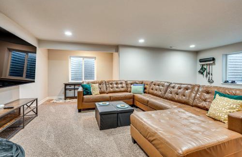 Longmont House | Mead Vacation Rental Fenced Backyard and Fire Pit!