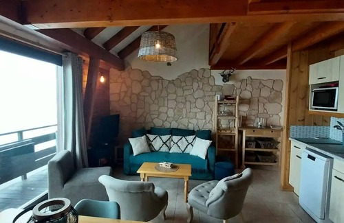 Reallon Apartment | Means Residence - Superb T2 with mezzanine for 9 people on the resort of Réallon