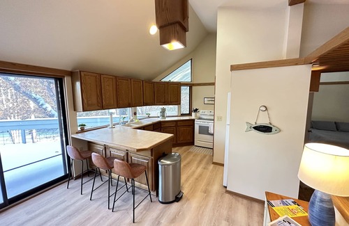 Frederic House | Mid-Century Upper Manistee River Getaway near Grayling