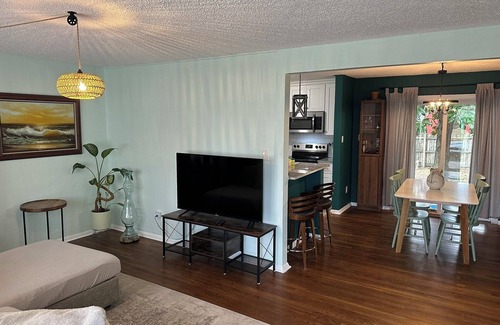 Norfolk - Virginia Beach House | Midcentury traditional house in delightful Norfolk with AC, WiFi, fitness room
