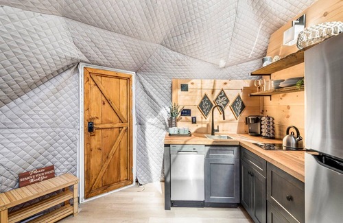 Cosby RV Rental | 🌑🚵 MIDNIGHT RIDER GLAMPING DOME