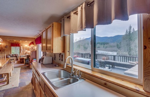 Mount Hood Village Cabin | Million Dollar Sandy River View On Beautiful Mt. Hood!