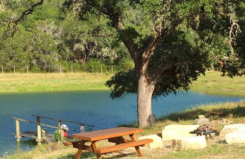 Ingram Cabin | Mimi's Mansion At Stacy Ranch, Cabin On 120 Acres Between Ingram & Hunt, Tx