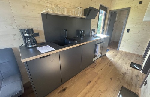 Edertal Ski Chalet | Mini chalet on Lake Edersee with 2 bedrooms, incl. outdoor whirlpool