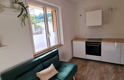 Porto San Giorgio Apartment | Minimal boho beach apartment, Catia Apartment n25 with umbrella and 2 deck chairs