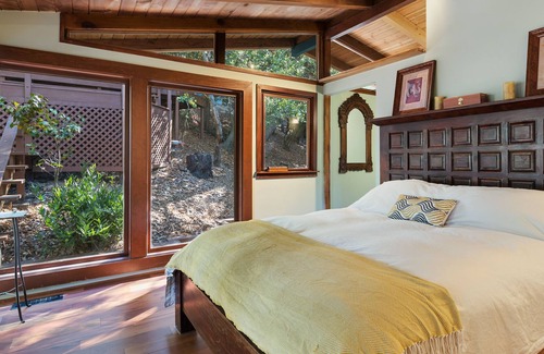 Piedmont Pines House | Minutes to SF + Serene nature escape with cedar hot tub and spectacular views.