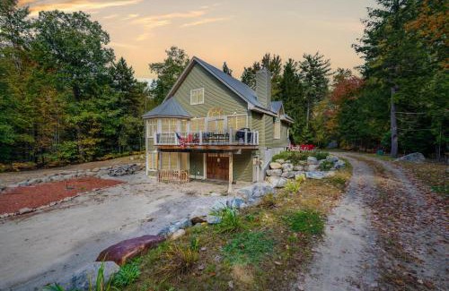 Conway House | Mitten Pines Cabin Hot Tub Fire Pit