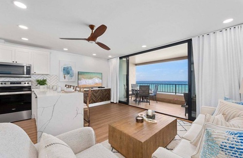 Honokowai Condo | MK 505 Remodeled OceanFront Whale Watching