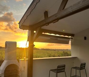 Saint-Francois Villa | Mk Lodges - Villa Privée et Discrète Piscine Coucher de soleil