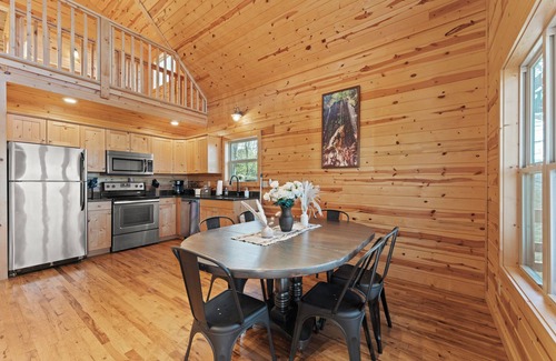 Jasper Cabin | Mnt. View Cabin Near River w/Hot Tub + Fire Pit Sleeps 10
