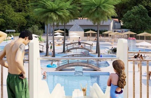 Vitrac House | Mobil-home | Ultimate | 2 Ch. | 4 pers. | Single terrace with Jacuzzi | A/C | TV