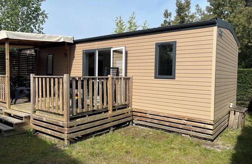 Lit-et-Mixe House | Mobile home at camping les vignes, 10 minutes from the beach at cap de l'homy!