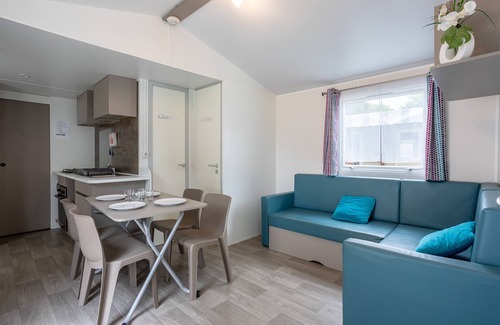 Saint-Jean-de-Monts RV Rental | Mobile Home with 2 Bedrooms, Shared Pool and Private Terrace