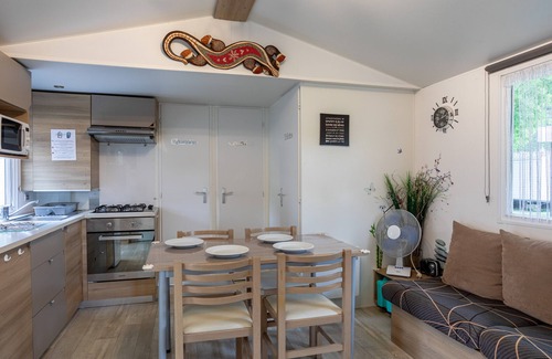 Saint-Jean-de-Monts RV Rental | Mobile Home with 3 Bedrooms, Shared Pool and Private Terrace