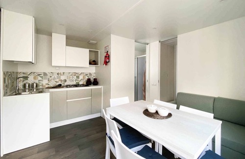 Lido di Dante House | Mobilehome mit Veranda