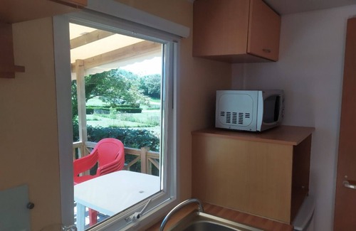 Plonevez-Porzay House | Mobilhome 4 pers. en baie de Douarnenez -Plage de Kervel - Camping Pré de la Mer