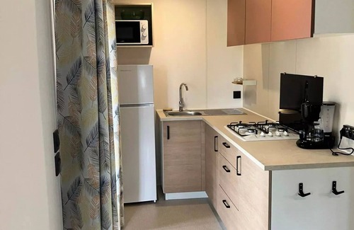 Bollene House | Mobilhome RHONEA- 2 bedrooms + tv + optional air conditioning (2 adults+ 2children) 2 to 4 persons - 2 pers. included in price