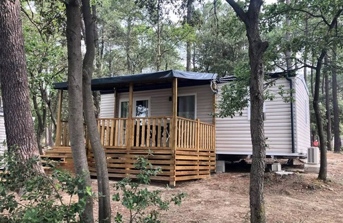 Bollene House | Mobilhome RHONEA- 2 bedrooms + tv + optional air conditioning (2 adults+ 2children) 2 to 4 persons - 2 pers. included in price