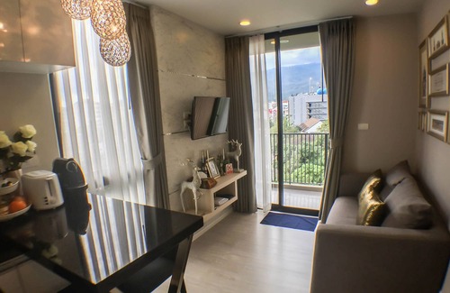 Chang Phueak Condo | ❤Modern 1BR in Nimman/Mountain View/WIFI