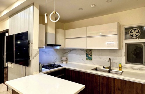 Blue Area Apartment | Modern 2-bedroom apartment in Elysium, Islamabad - comfort & city views await!