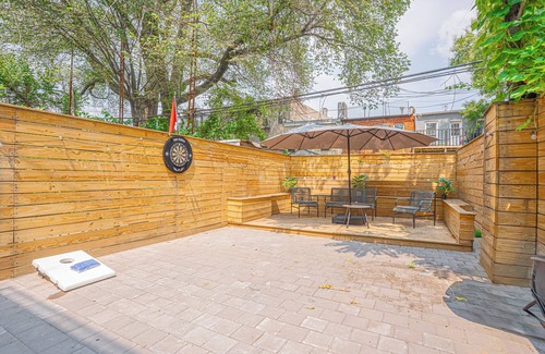 Ocean Hill Apartment | Modern 2Bd Brooklyn Stay with Rec Room & Backyard