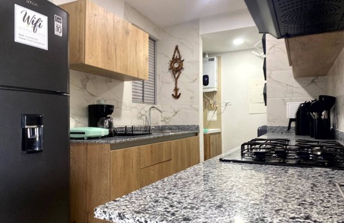 Santa Marta Apartment | Modern 3BR /2 baths Apartment with Breathtaking Sierra Nevada Panorama in Bello Horizonte